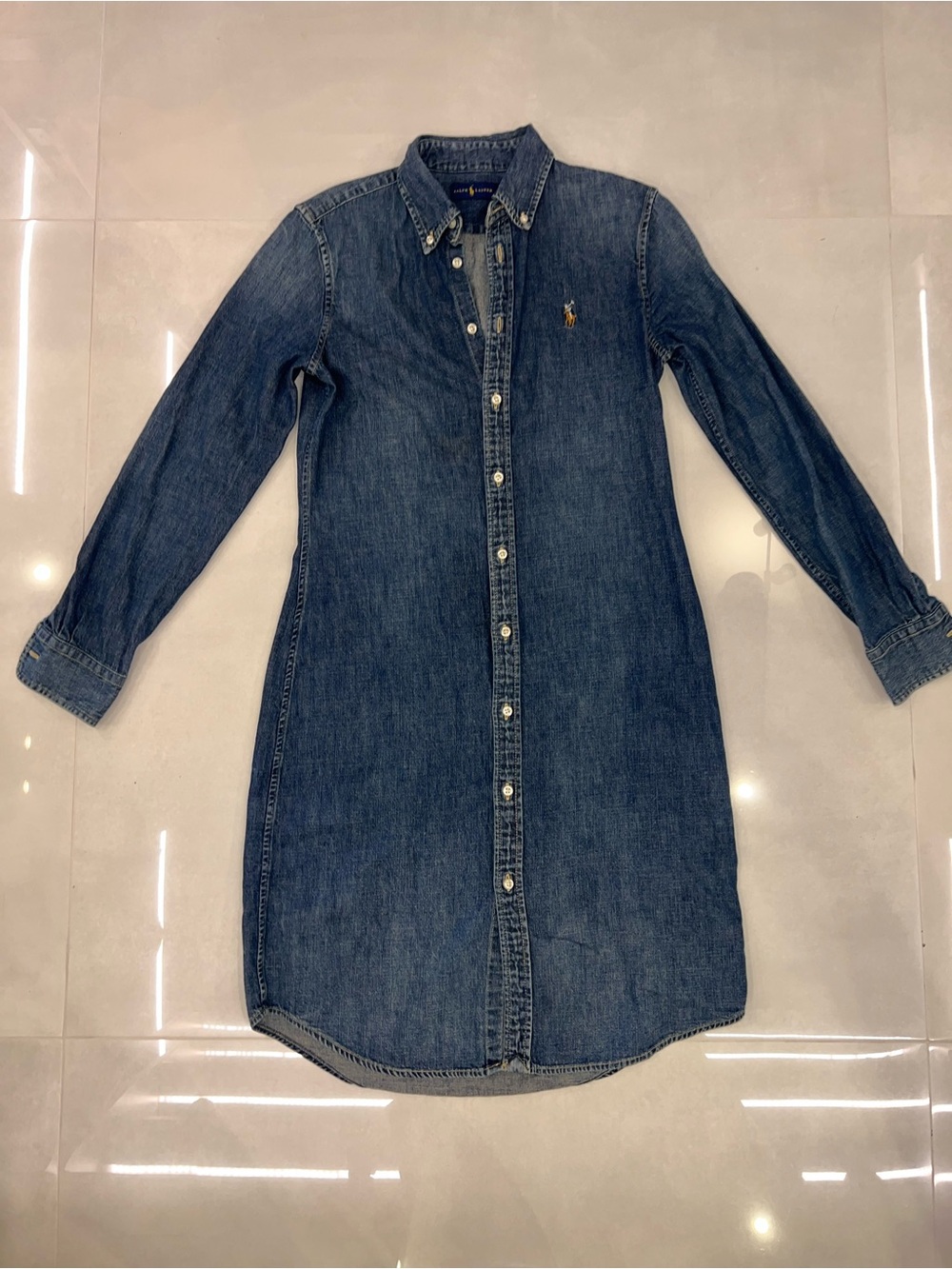 Ralph Lauren Denim Shirt Dress - Picture 5 of 8